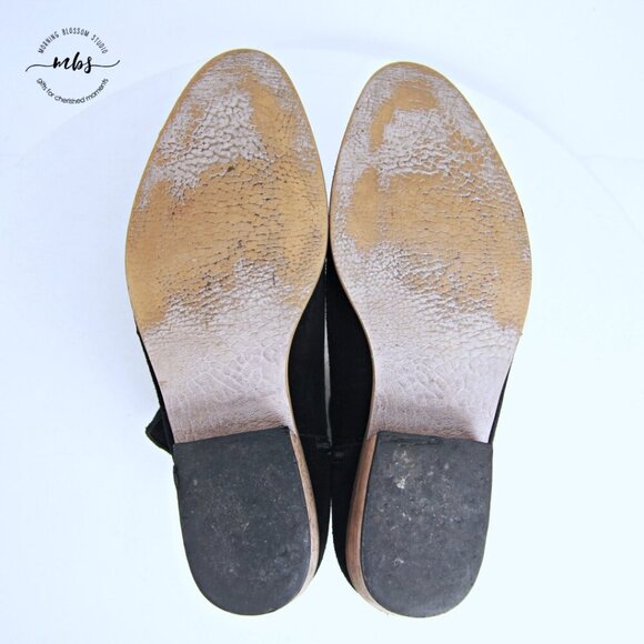 The Rail Suede Side Zip Boots Black Men EU 44 US 10.5 - Picture 12 of 13